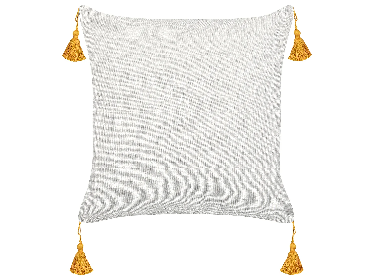 Lot de 2 coussins décoratifs ABUTILON 45 x 45 cm Beige Motif floral