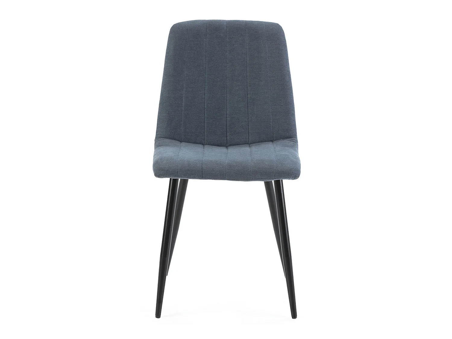 Pack 4 chaises Sagi recouvertes de tissu bleu