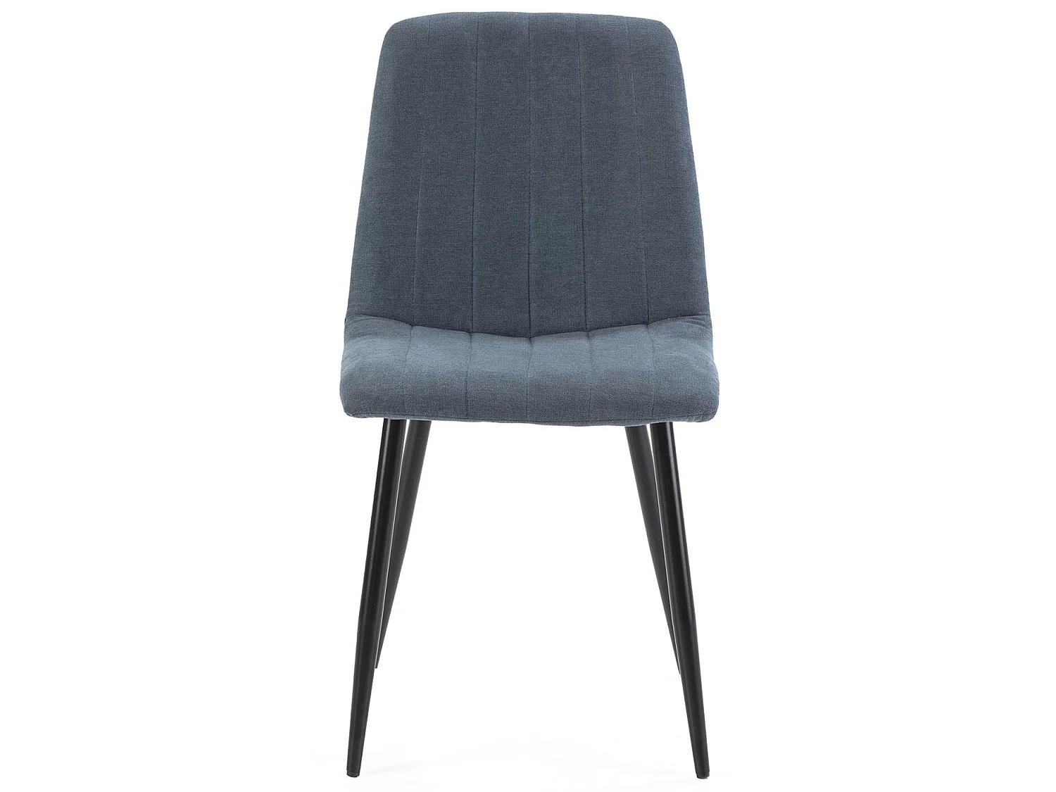 Pack 4 chaises Sagi recouvertes de tissu bleu