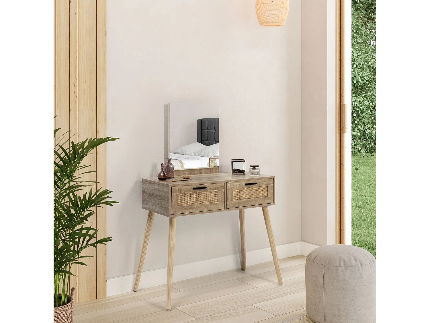 Eingangsmöbel Dalia 2 Schublade Eiche Farbe