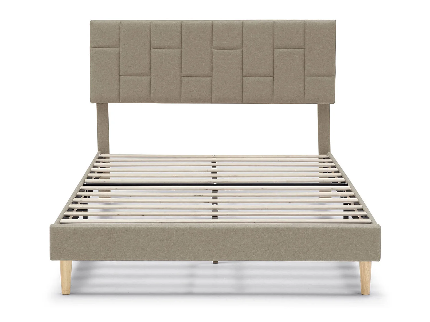 Giroletto imbottito Sorni 30 cm, 140x190 cm, Beige