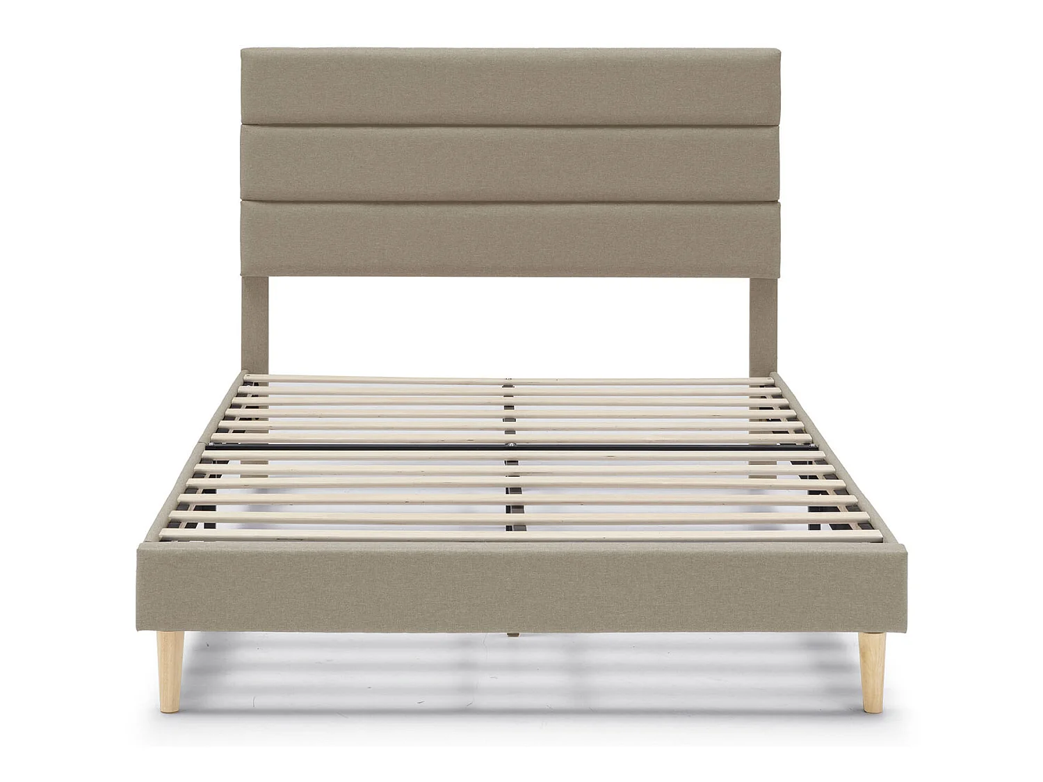 Onderstel van 30 cm hoog, 135/140x190 cm, Beige.