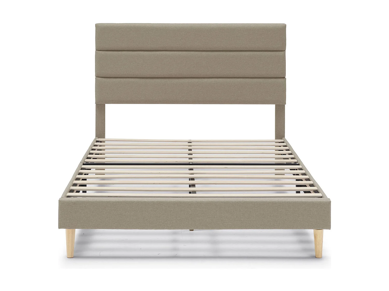 Gestoffeerd Bedframe Aroma van 30 cm, 90x190 cm, Beige