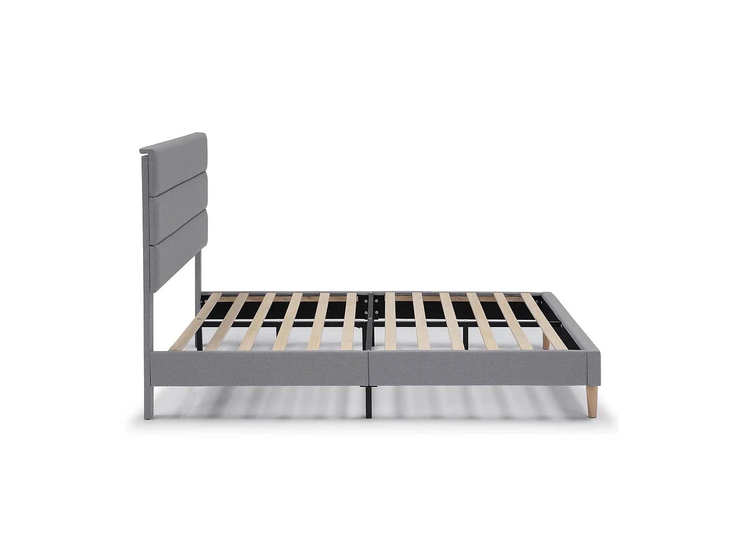 Polsterbett Aroma 90x190 cm, Hellgrau