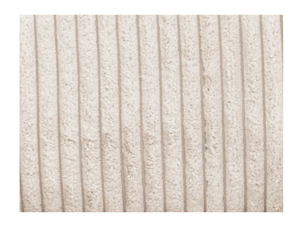 Stor beige manchestersammet höger hörnsoffa TESSIO från Maison Céphy