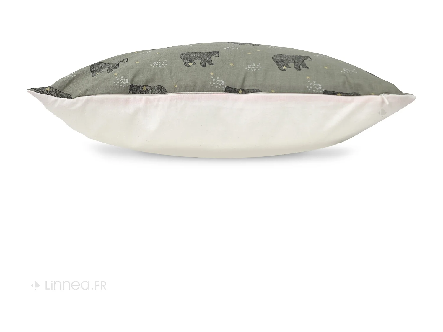 Housse de coussin 45x45 cm BALOO vert Kaki