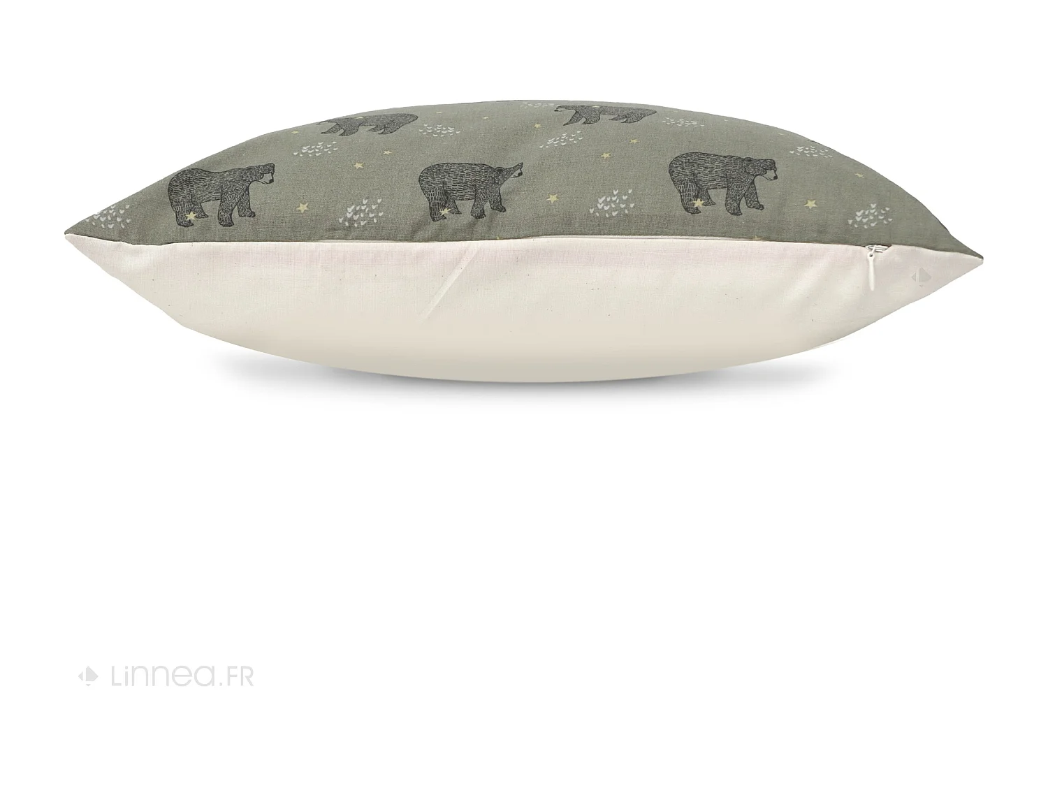 Housse de coussin 40x40 cm BALOO vert Kaki