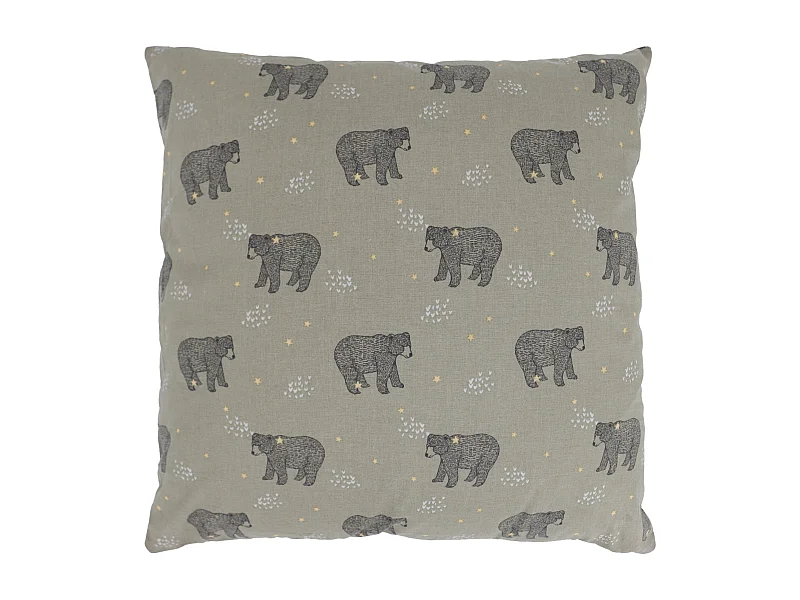 Housse de coussin 40x40 cm BALOO vert Kaki