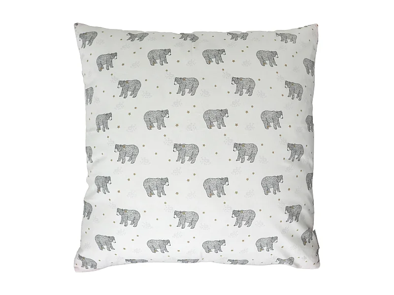 Housse de coussin 60x60 cm BALOO blanc Naturel