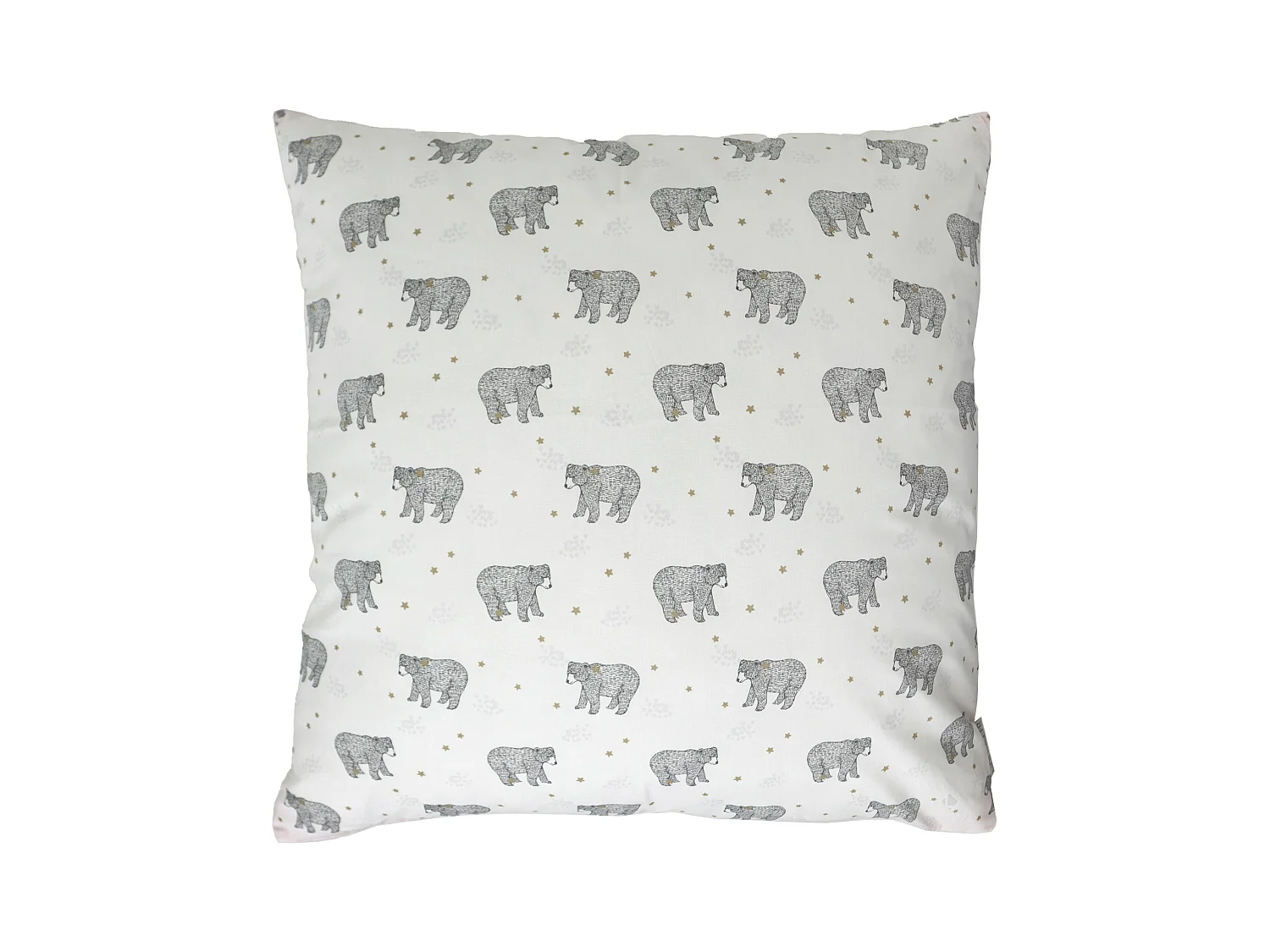 Housse de coussin 60x60 cm BALOO blanc Naturel
