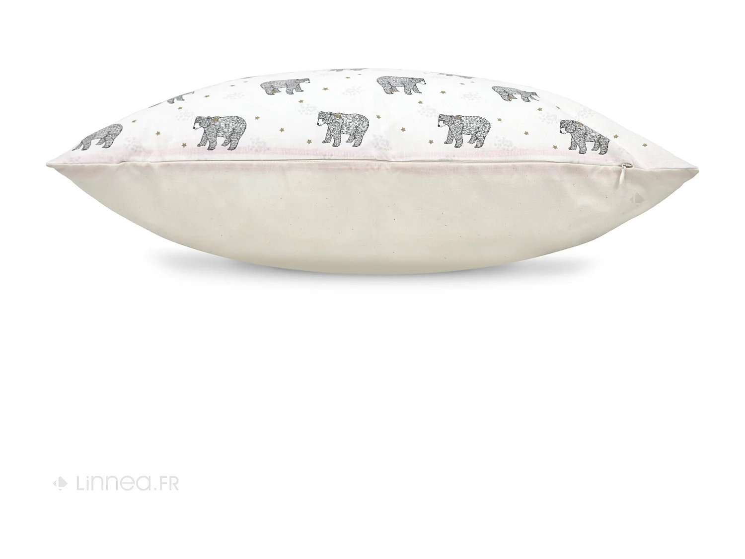 Housse de coussin 60x60 cm BALOO blanc Naturel