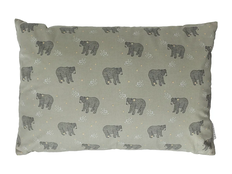 Housse de coussin 40x60 cm BALOO vert Kaki