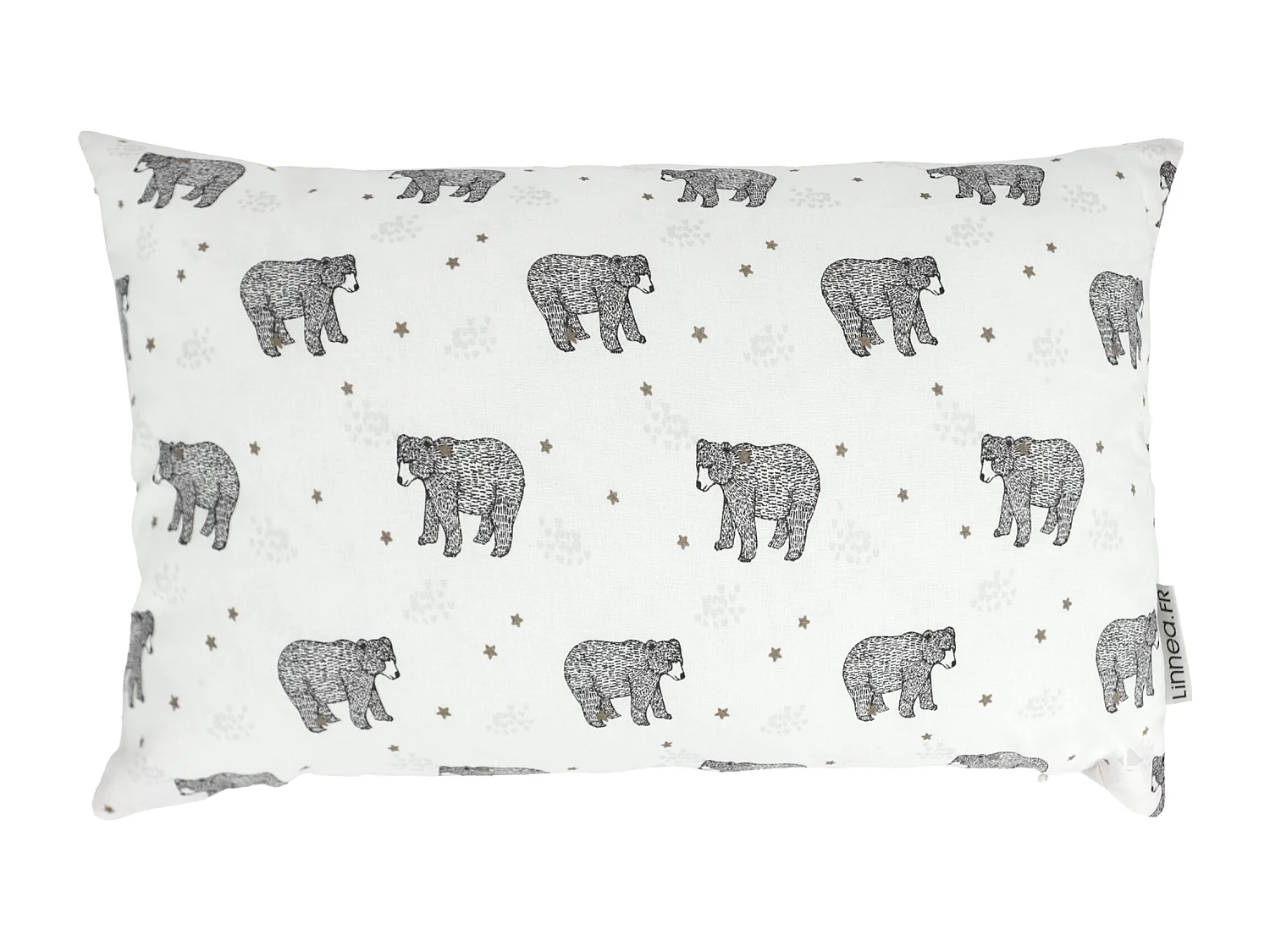 Housse de coussin 30x50 cm BALOO blanc Naturel