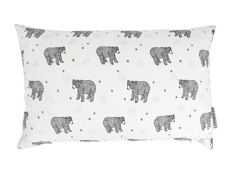 Housse de coussin 30x50 cm BALOO blanc Naturel