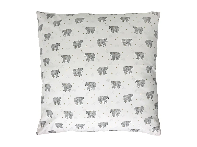 Housse de coussin 70x70 cm BALOO blanc Naturel