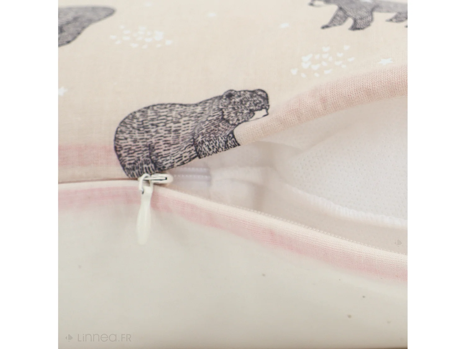 Housse de coussin 40x40 cm BALOO Lin