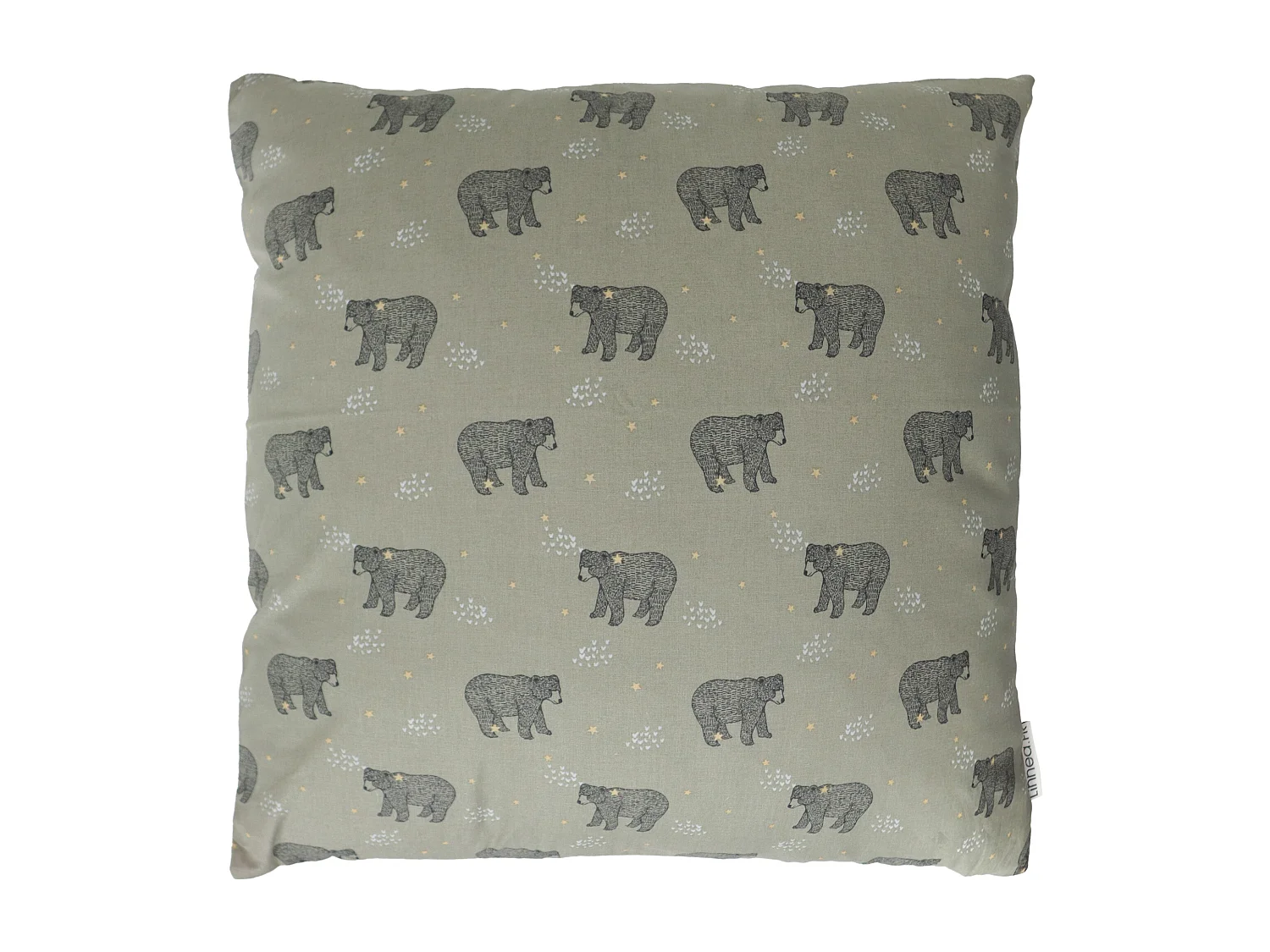 Housse de coussin 50x50 cm BALOO vert Kaki