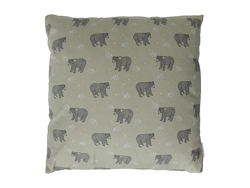 Housse de coussin 50x50 cm BALOO vert Kaki