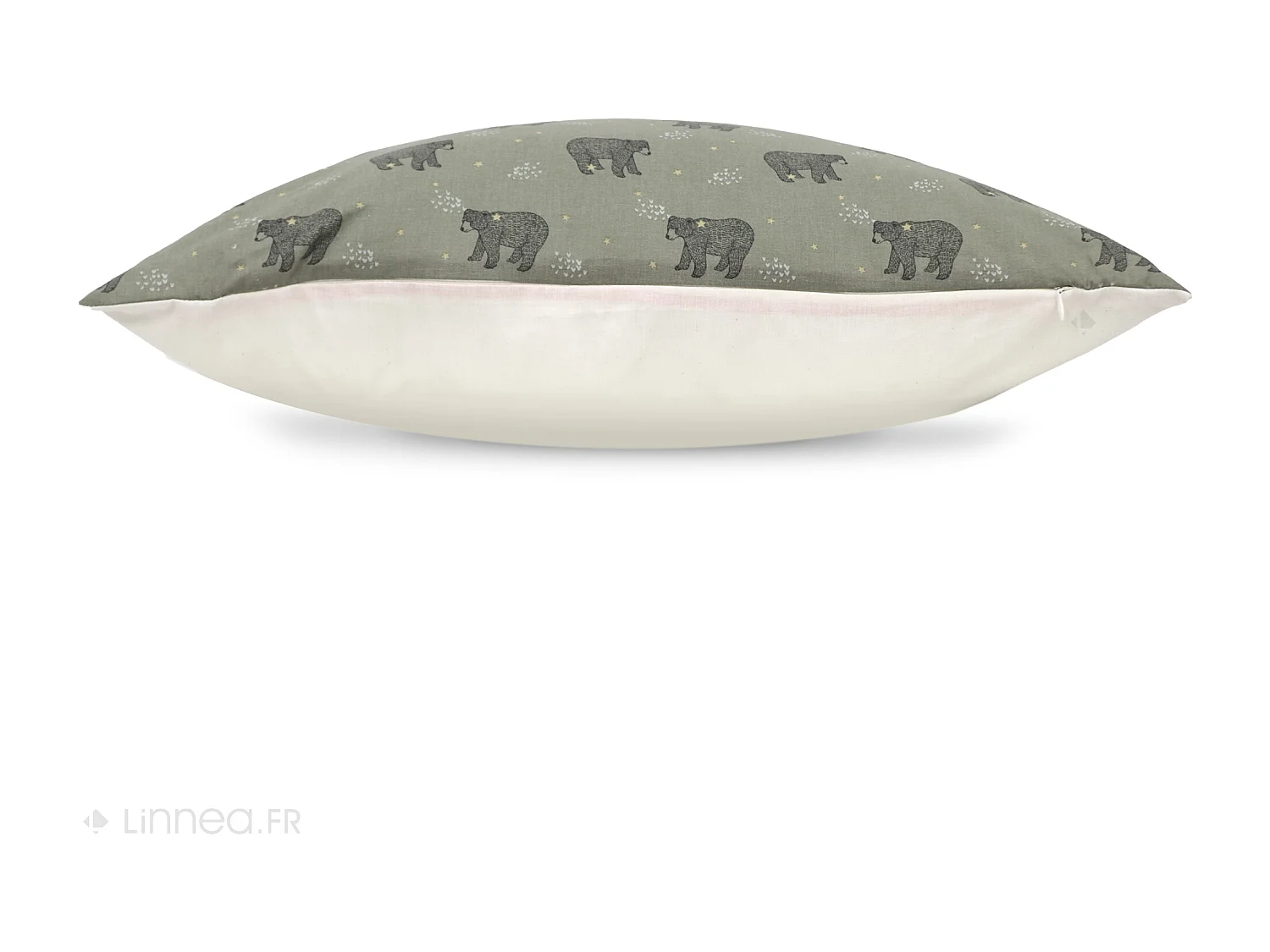 Housse de coussin 60x60 cm BALOO vert Kaki