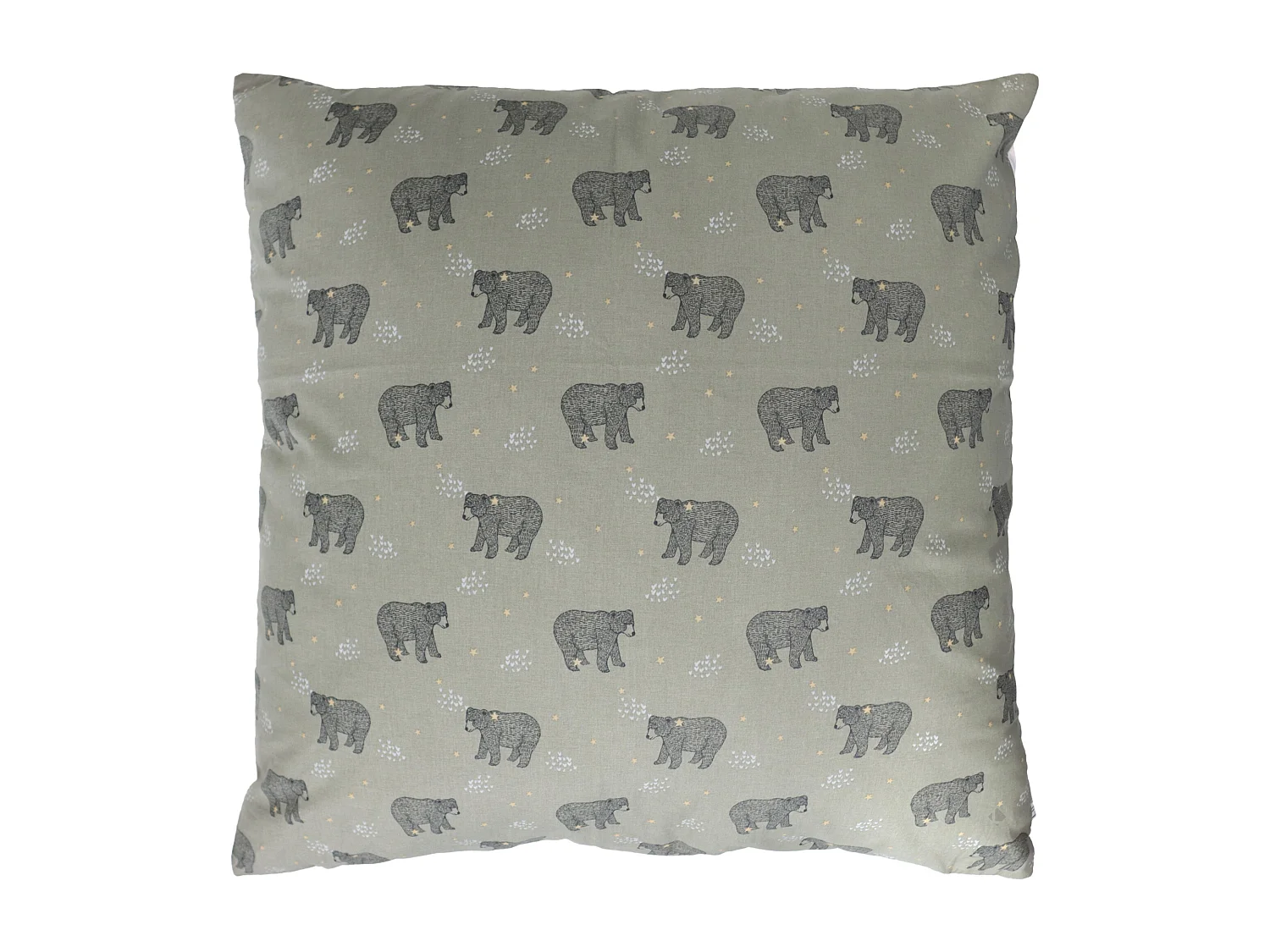 Housse de coussin 60x60 cm BALOO vert Kaki