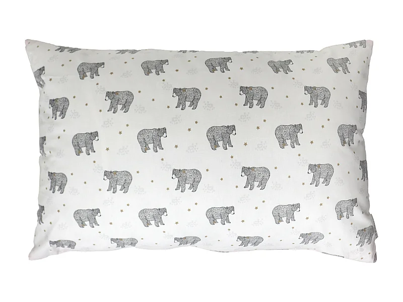 Housse de coussin 45x70 cm BALOO blanc Naturel