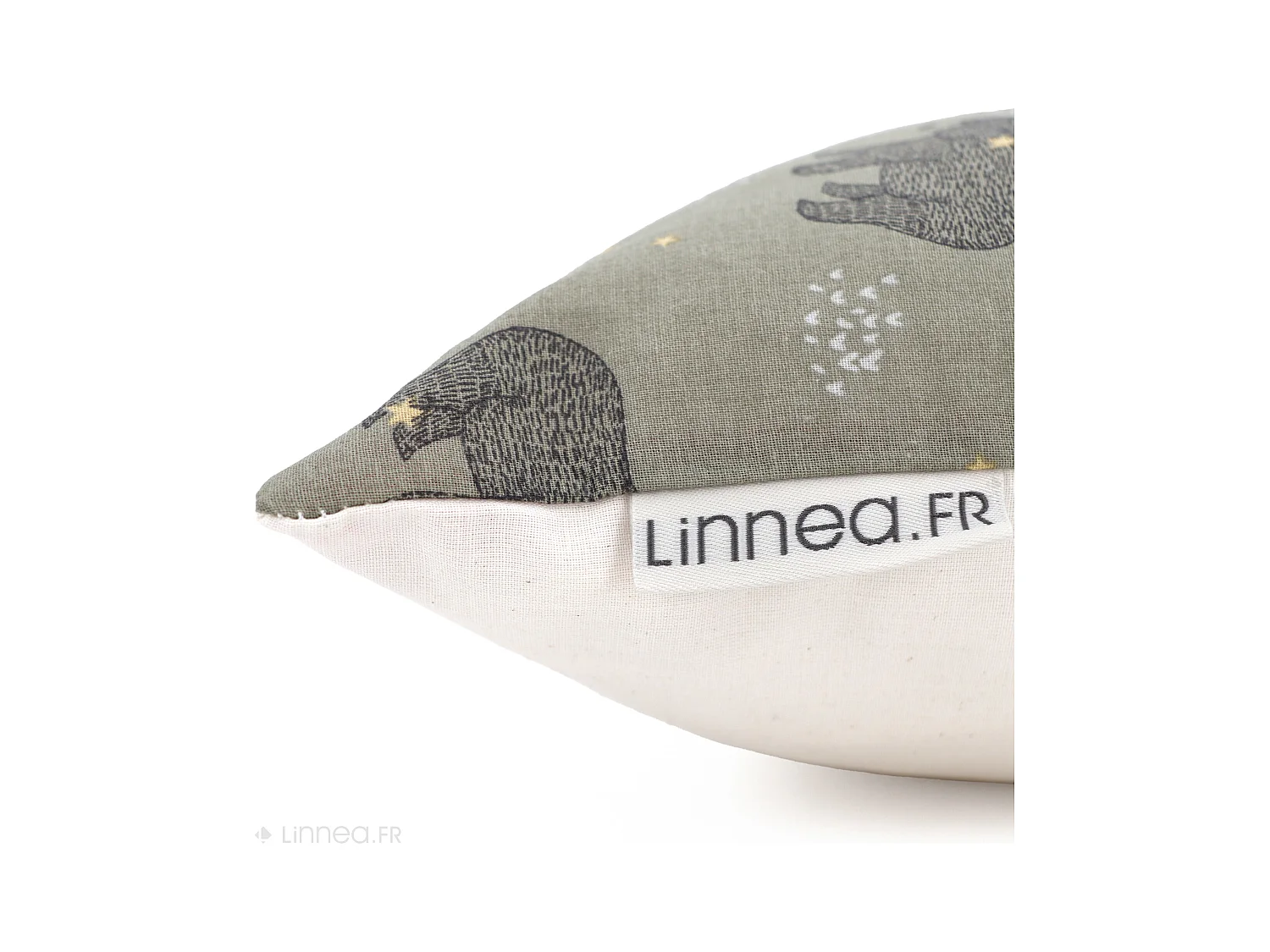 Housse de coussin 30x60 cm BALOO vert Kaki