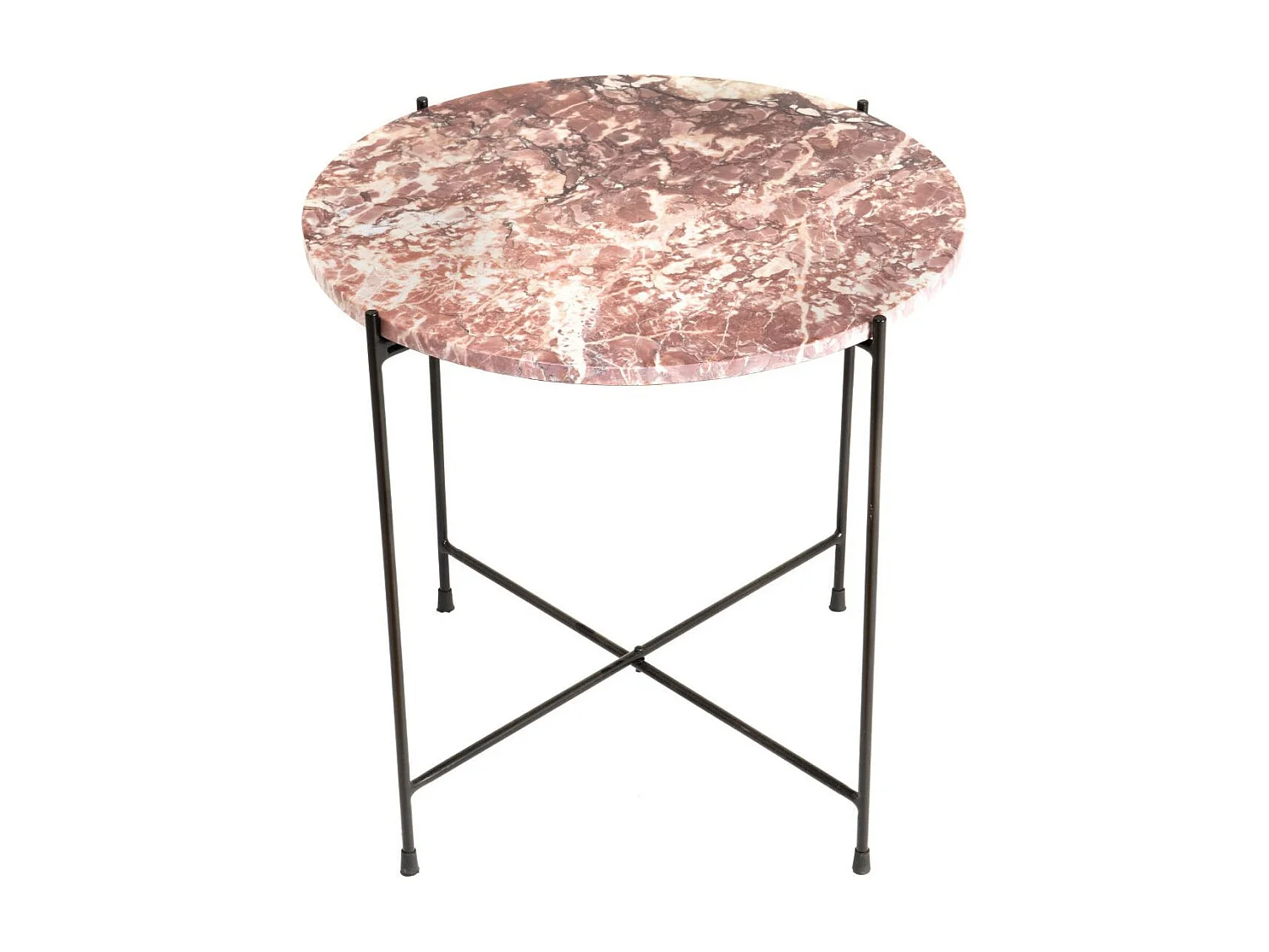 Table basse marbre rose