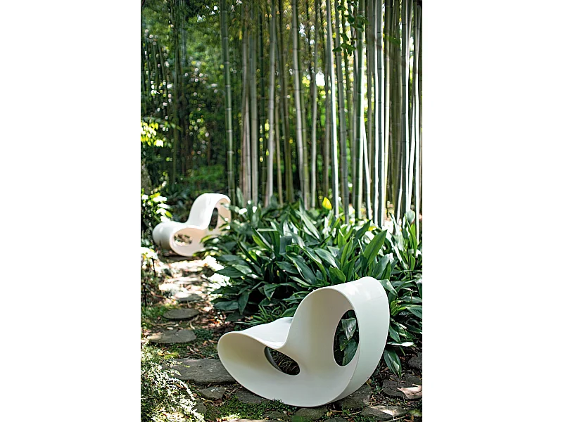 VOIDO - Fauteuil à bascule en polyéthylène - Fauteuil Voido