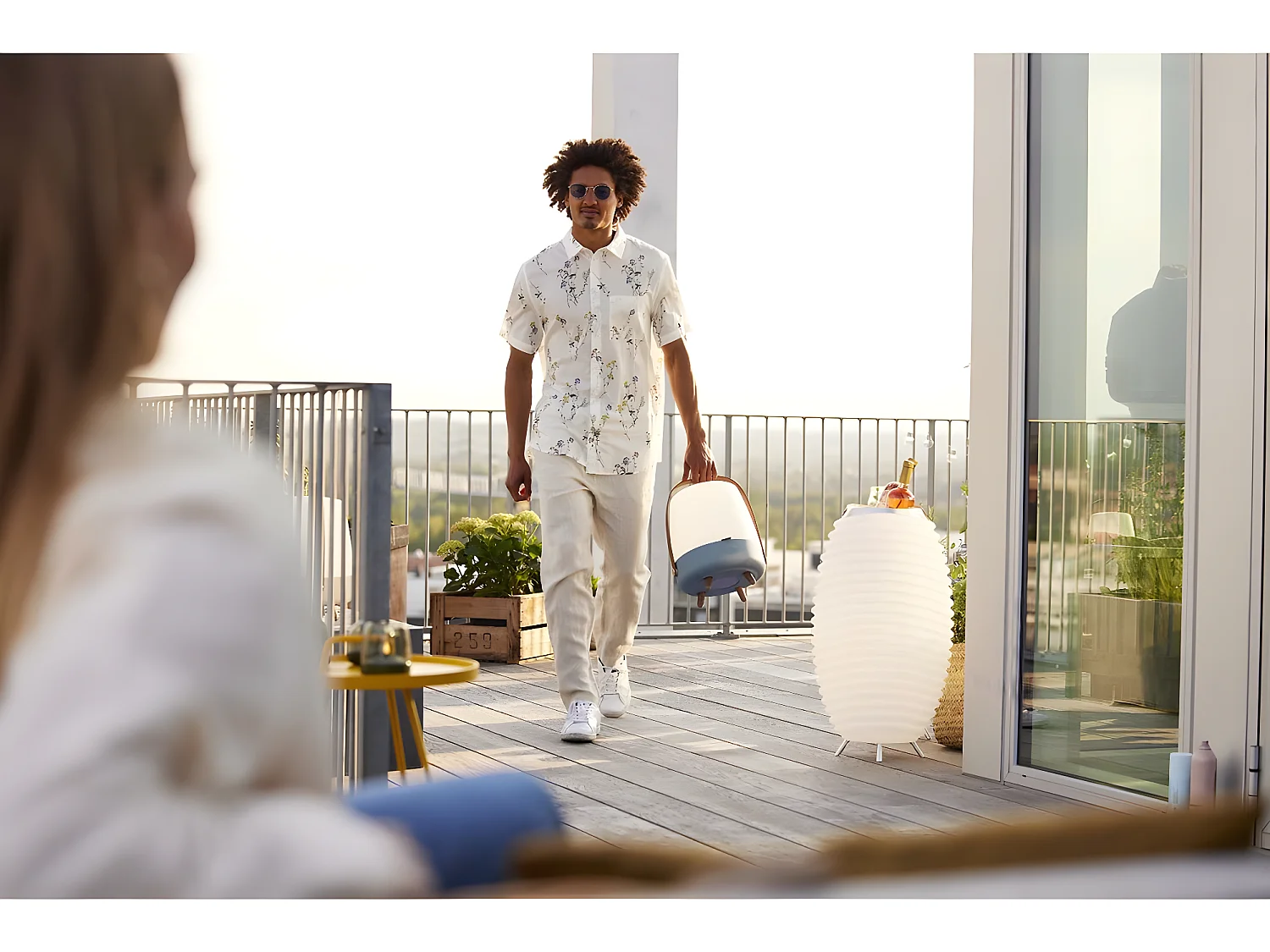 Lampe LED nomade Bluetooth "Lite-up Play" - Ocean