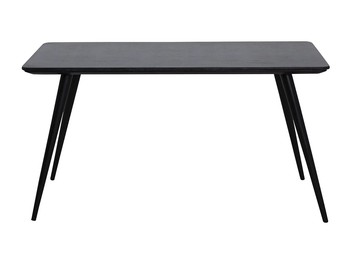 Table à manger avec plateau en granite noir Antonella