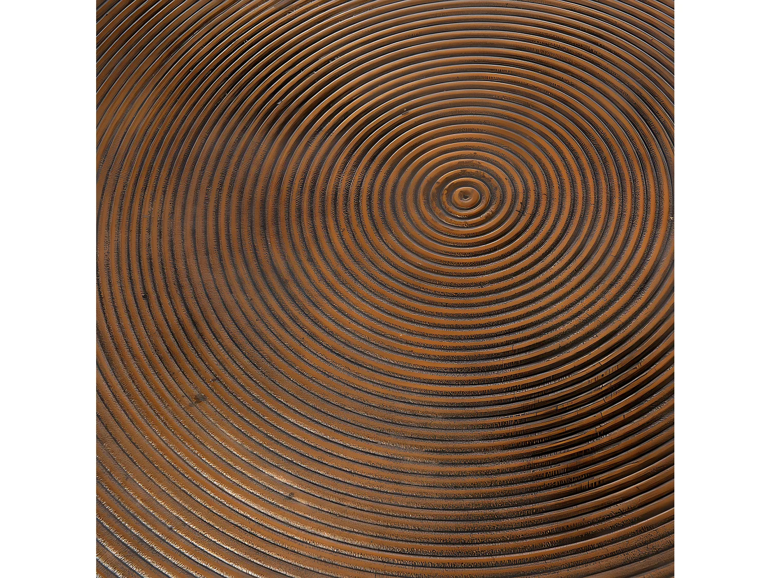 Table basse coupe golden