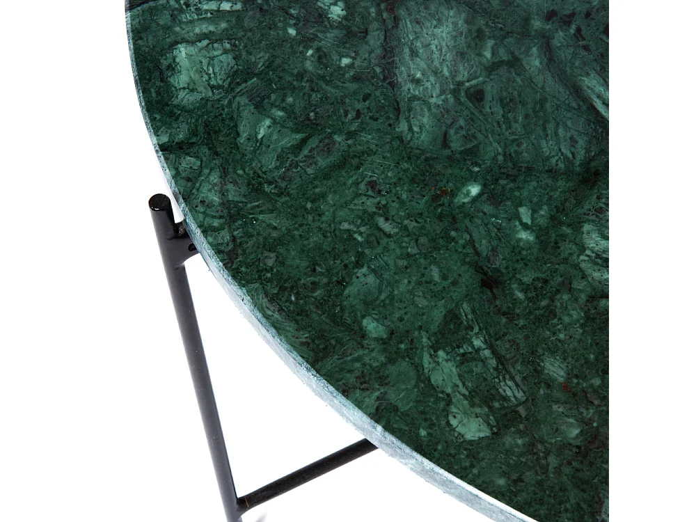 Table basse marbre vert