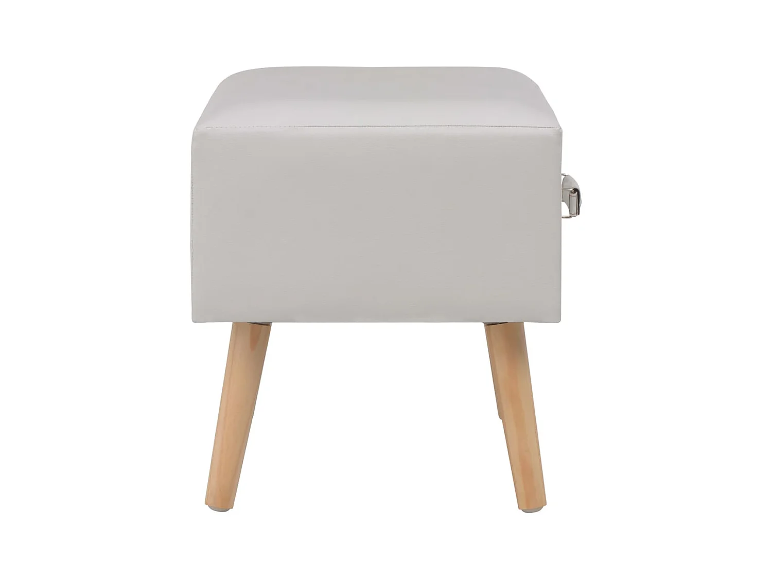 Table de nuit chevet blanche 40 x 35 x 40 cm 1402068