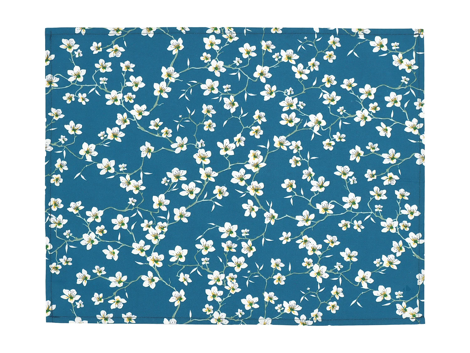 Lot de 2 sets de table enduit 35x45 cm AMANDIER Bleu