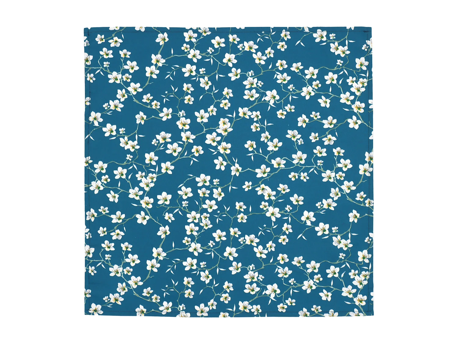 Lot de 2 sets de table enduit 45x45 cm AMANDIER Bleu