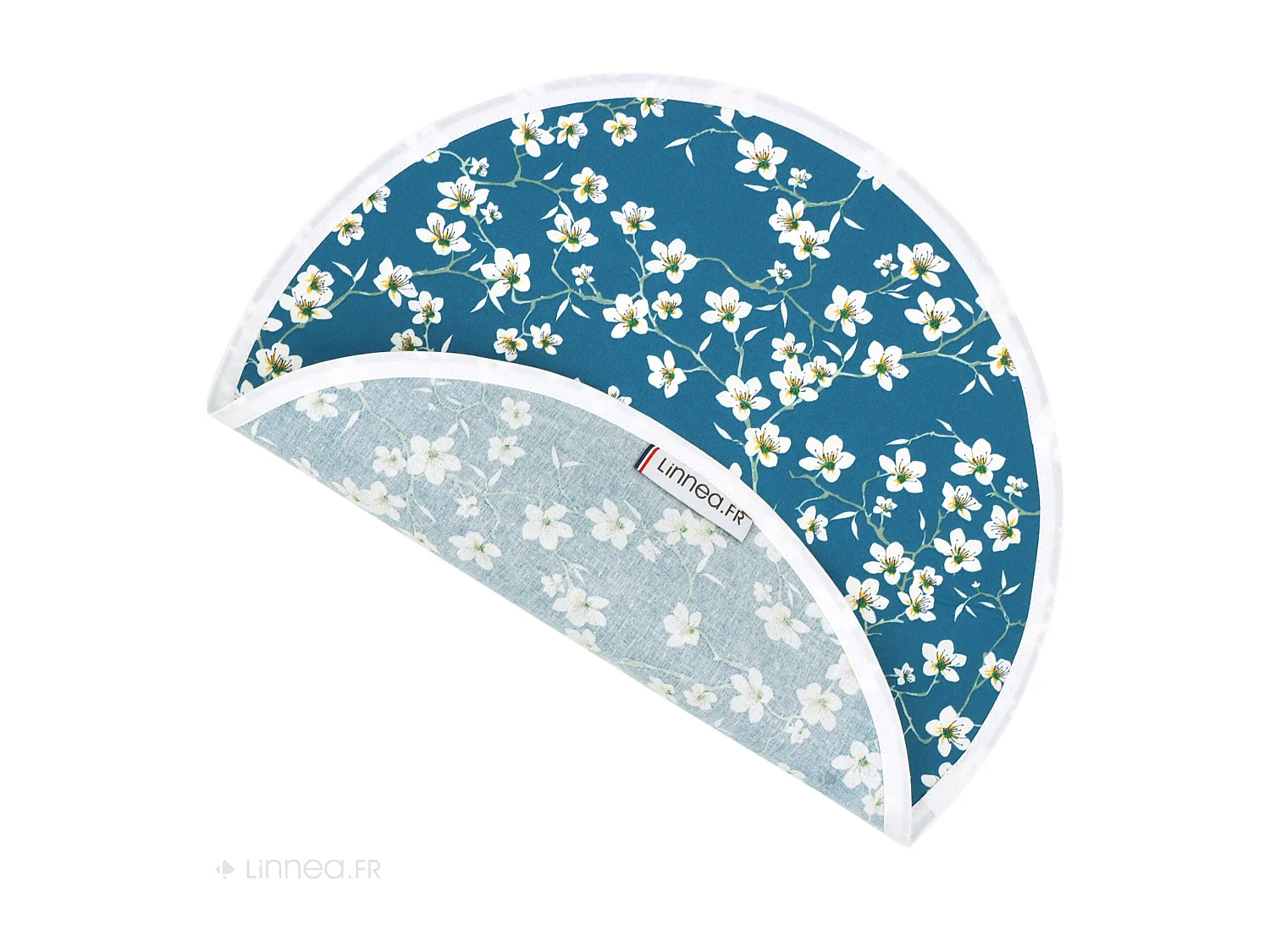 Lot de 2 sets de table enduit 38 cm AMANDIER Bleu