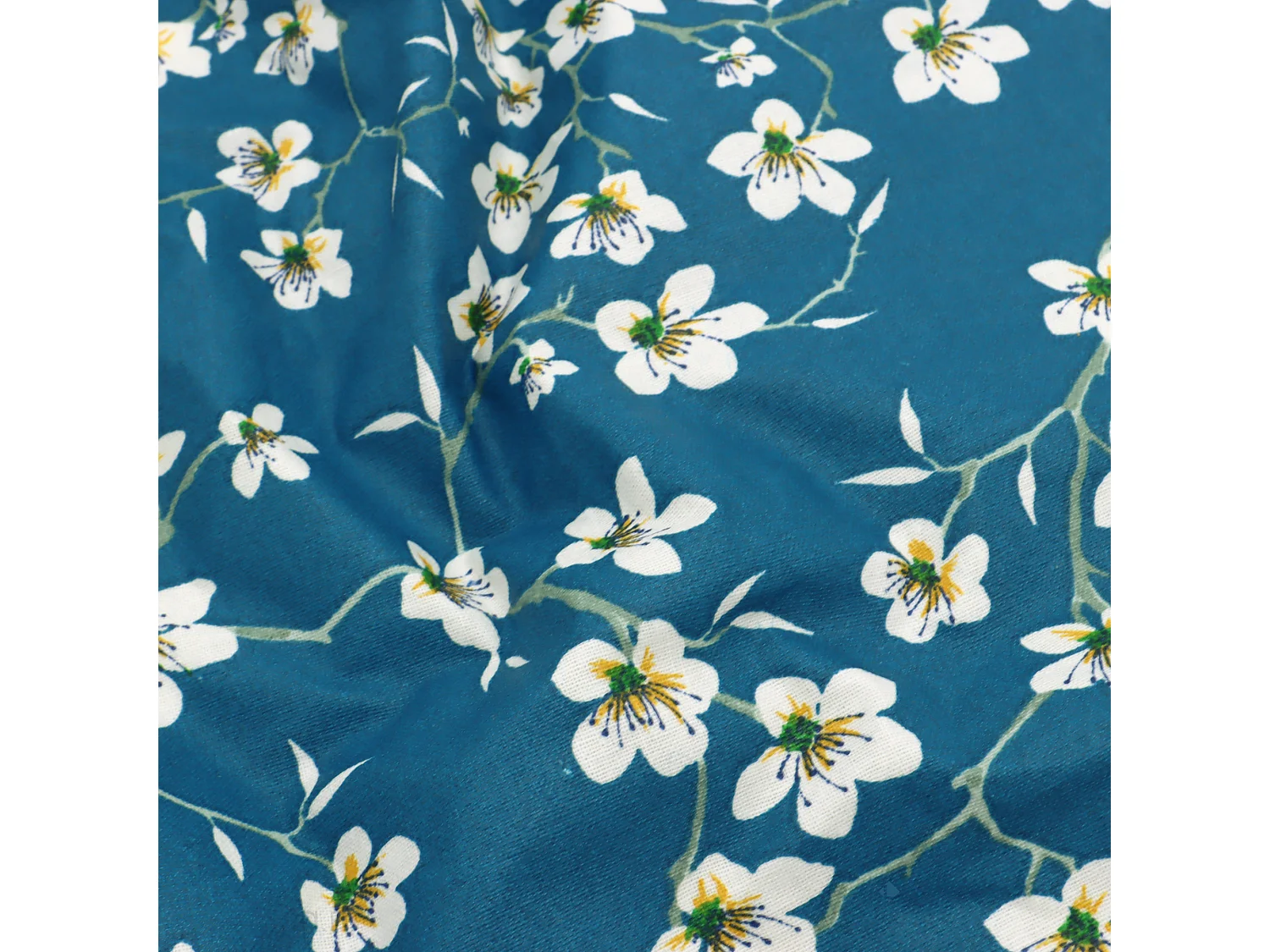 Nappe rectangle enduit 150x350 cm AMANDIER Bleu