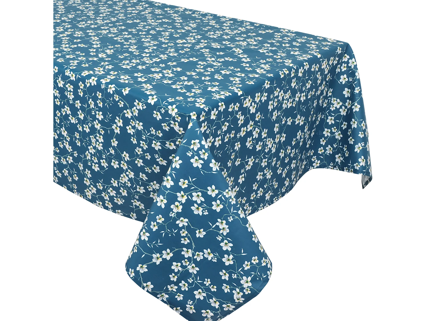 Nappe rectangle enduit 150x200 cm AMANDIER Bleu
