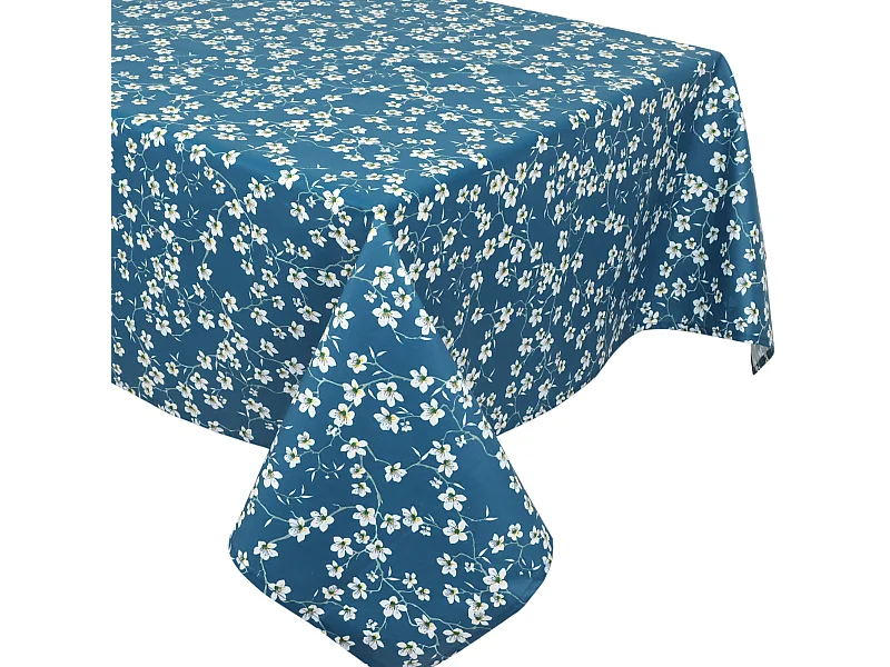 Nappe carrée enduit 80x80 cm AMANDIER Bleu