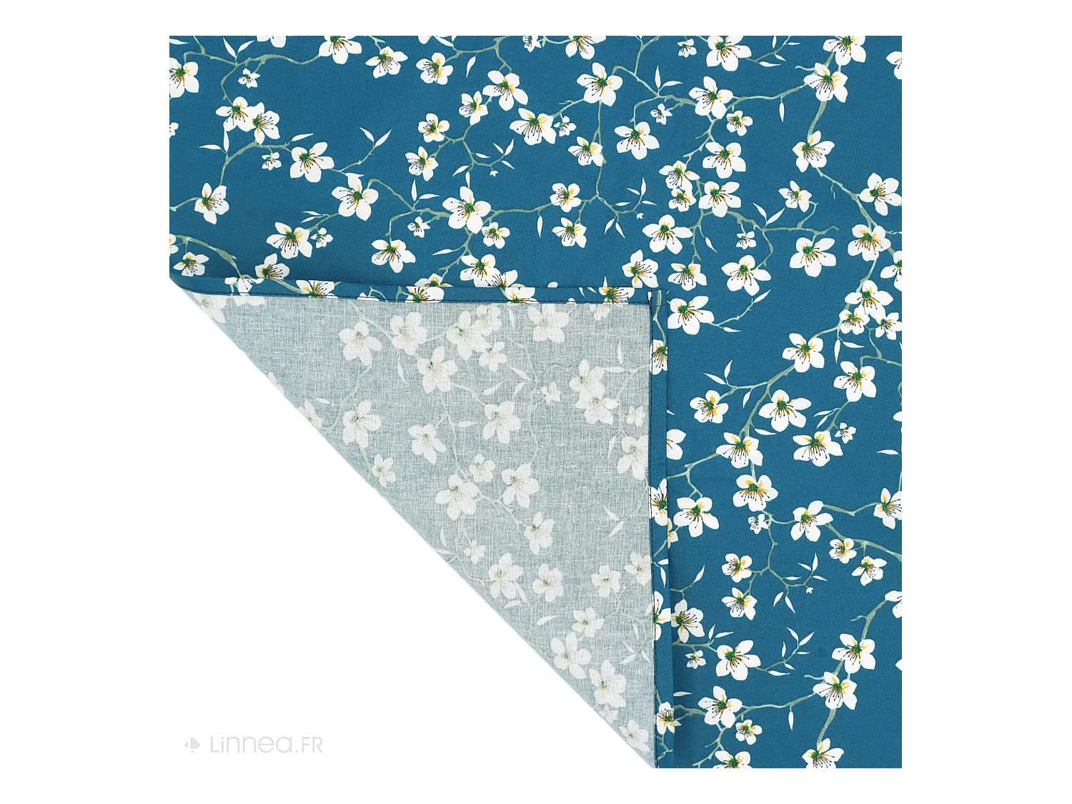 Nappe carrée enduit 80x80 cm AMANDIER Bleu