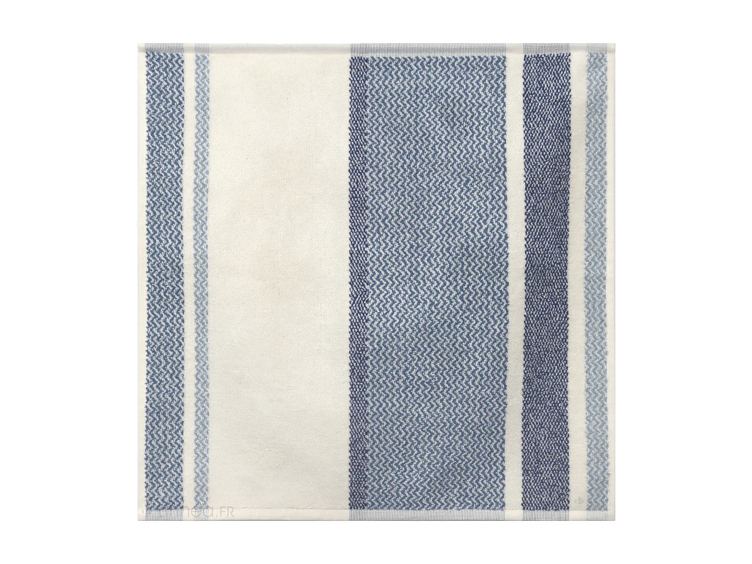 Lot de 2 torchons de cuisine éponge 50x50 cm coton OTON bleu