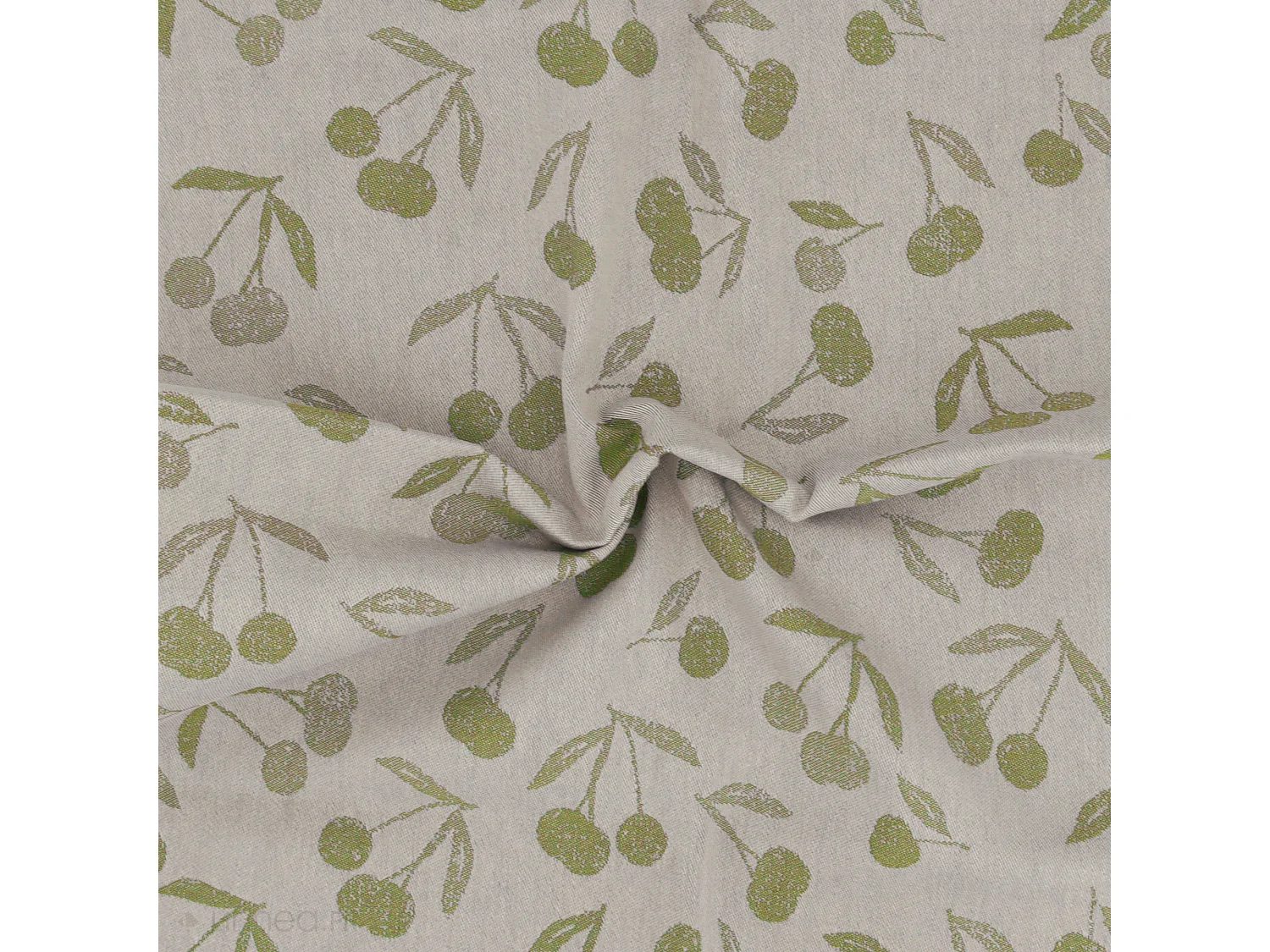 Lot de 2 torchons de cuisine toile 50x70 cm coton BING vert