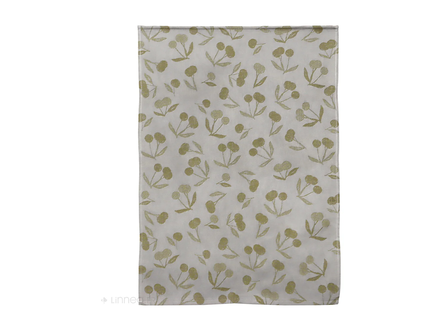 Lot de 2 torchons de cuisine toile 50x70 cm coton BING vert
