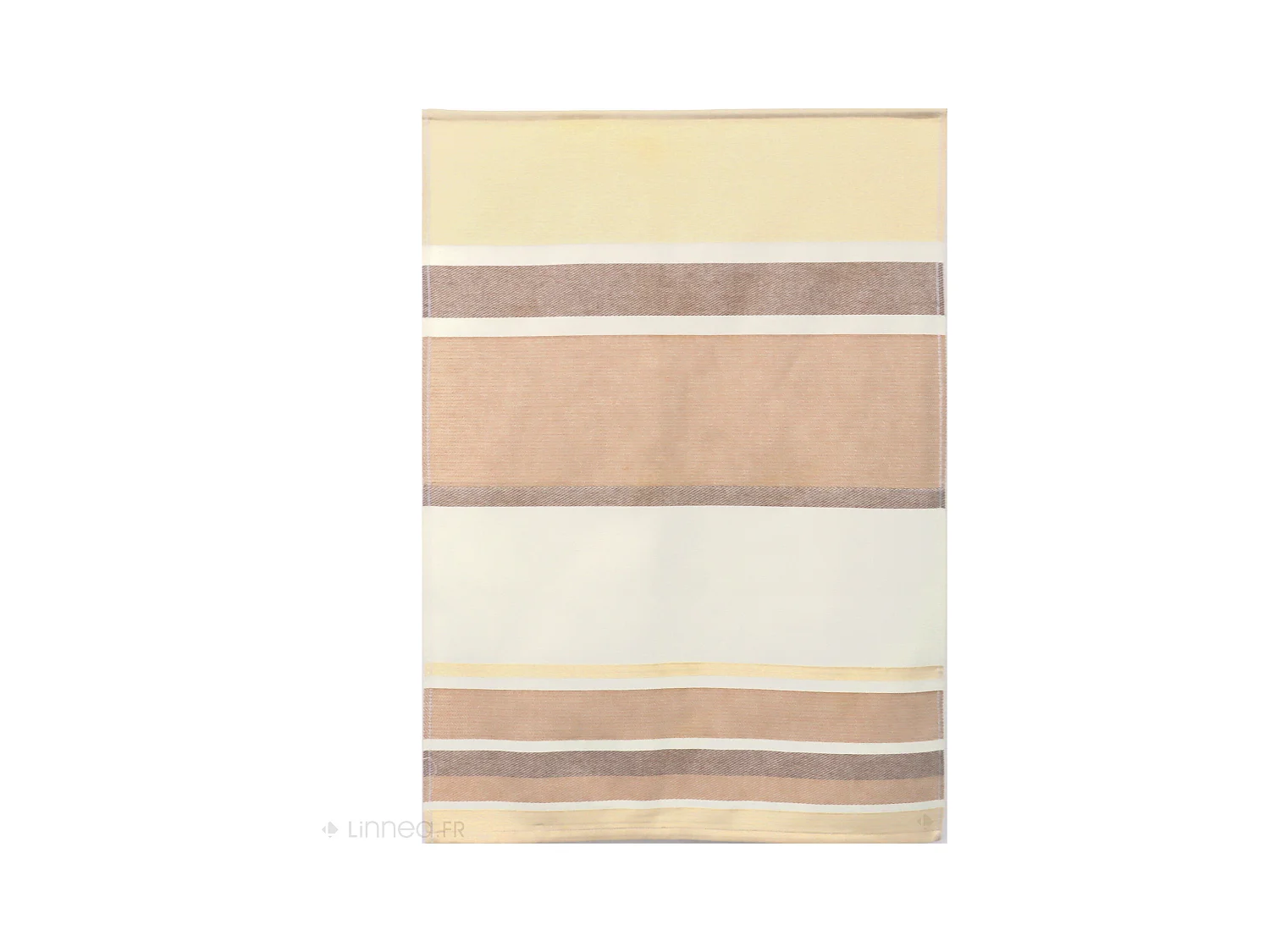 Lot de 2 torchons de cuisine toile 50x70 cm coton OTON jaune