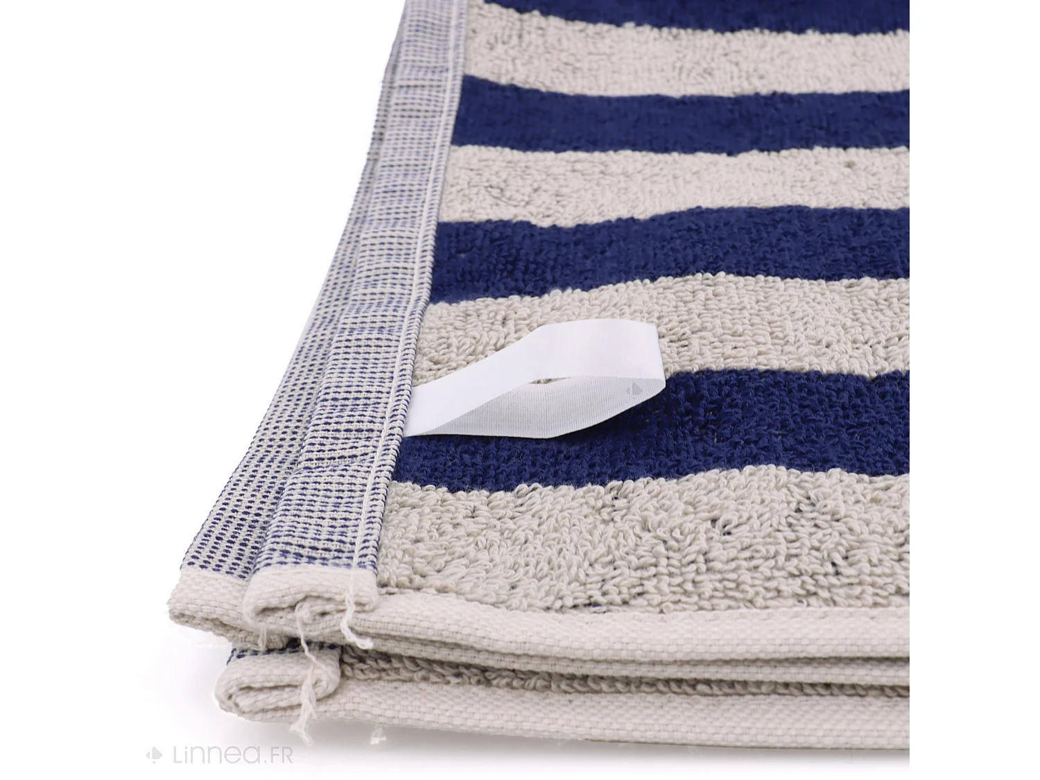 Lot de 2 torchons de cuisine éponge 50x50 cm coton PAT bleu