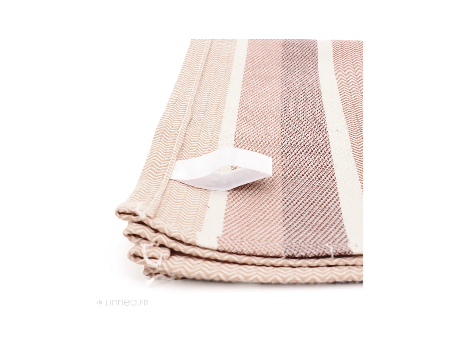 Lot de 2 torchons de cuisine toile 50x70 cm coton OTON marron