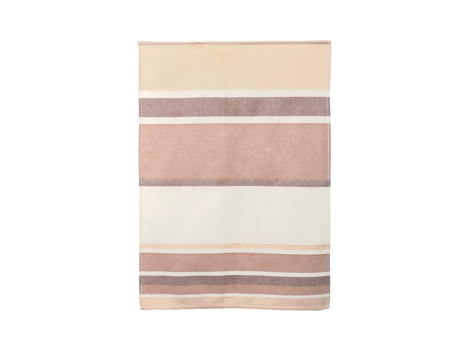 Lot de 2 torchons de cuisine toile 50x70 cm coton OTON marron