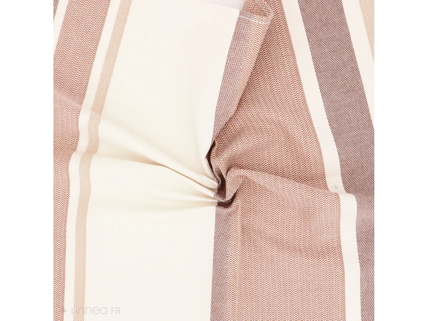 Lot de 2 torchons de cuisine toile 50x70 cm coton OTON marron