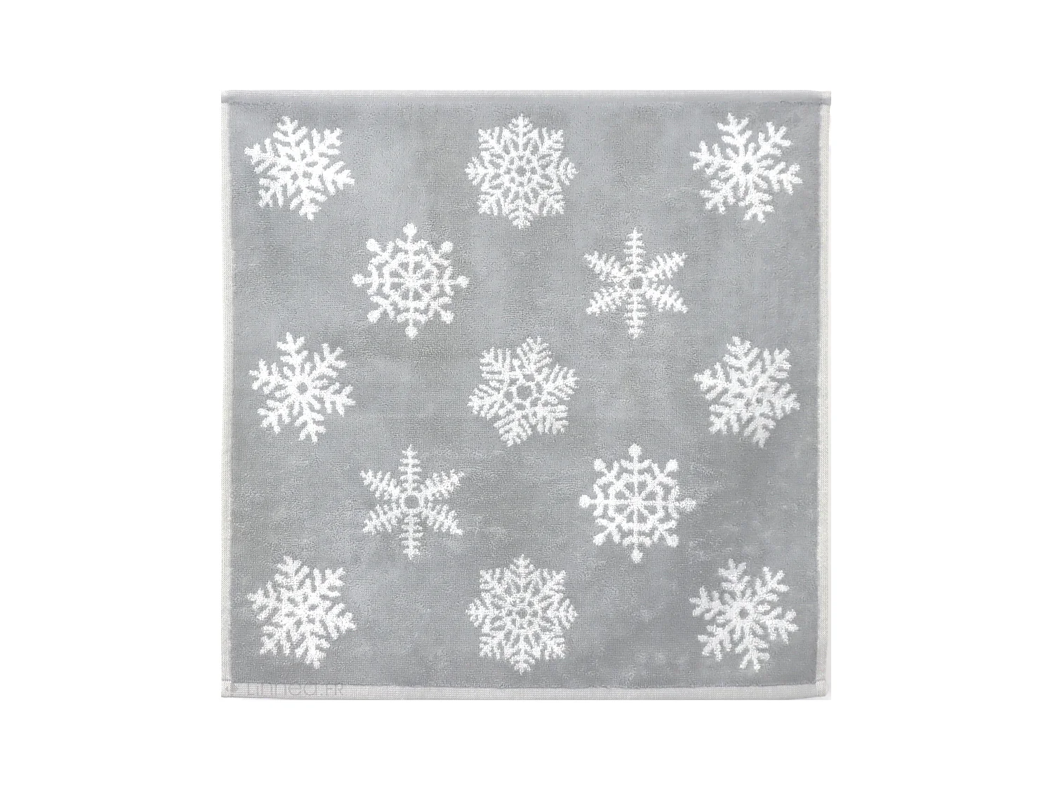 Lot de 2 torchons de cuisine éponge 50x50 cm coton ICE gris