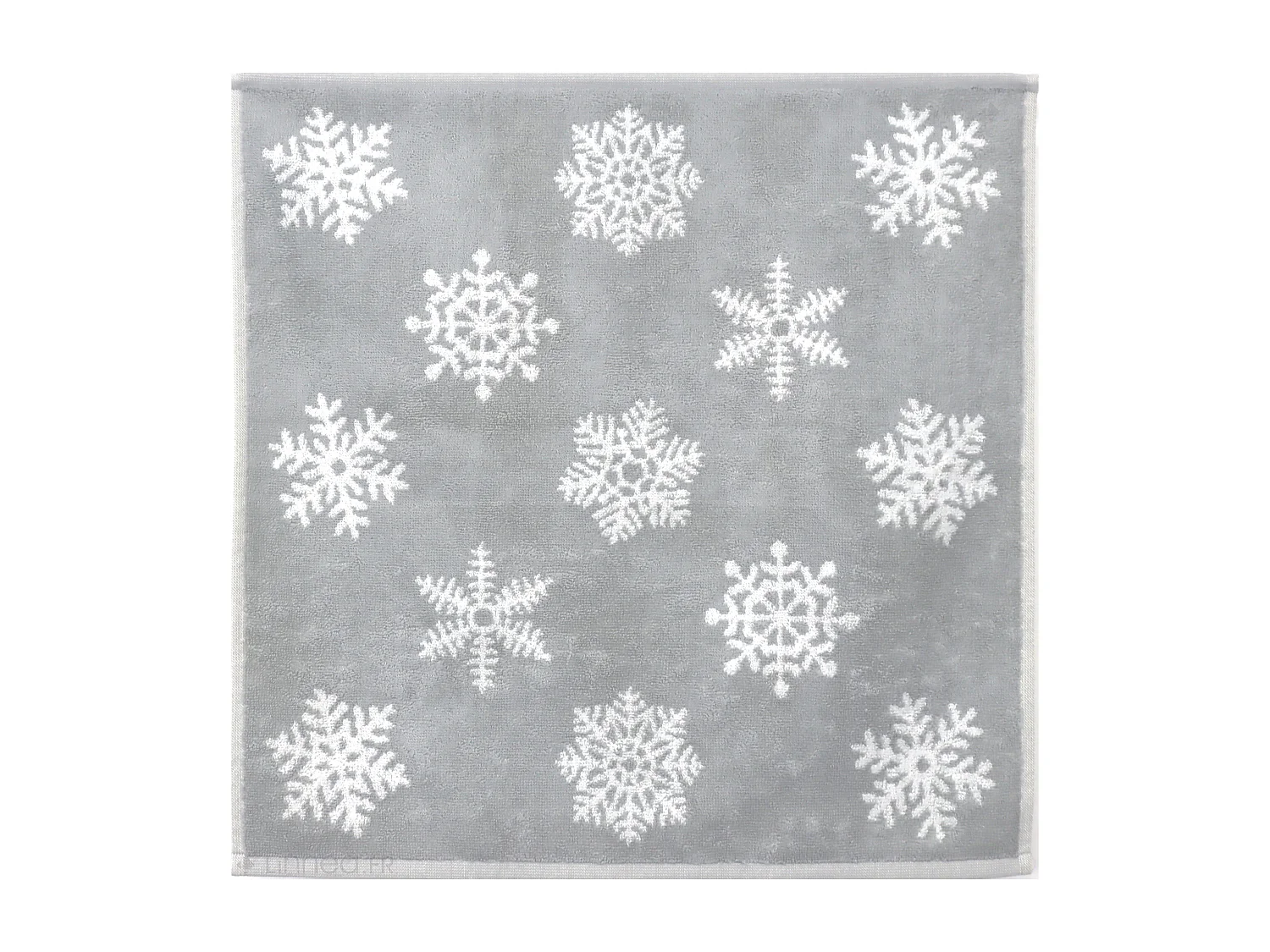 Lot de 2 torchons de cuisine éponge 50x50 cm coton ICE gris